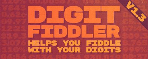 digit fiddler|Iba pa.